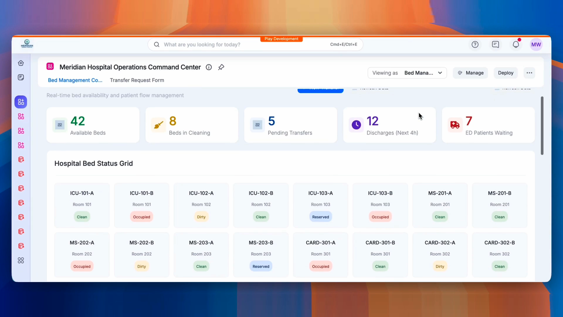 Not a mockup. The spec became this working app, dashboards and all.